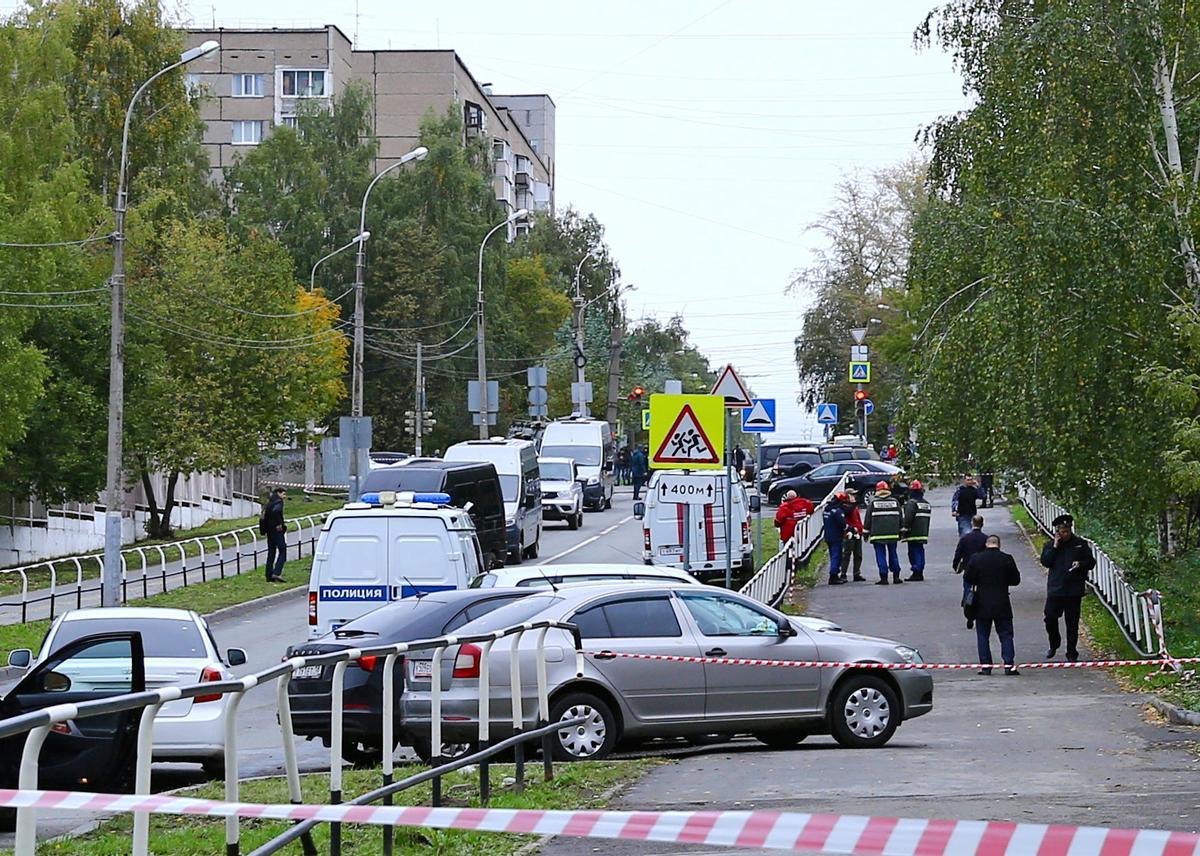 Al menos 13 muertos en un tiroteo en una escuela en Rusia