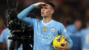 Foden consiguió su segundo hat-trick en Premier League ante el Brentford (1-3=