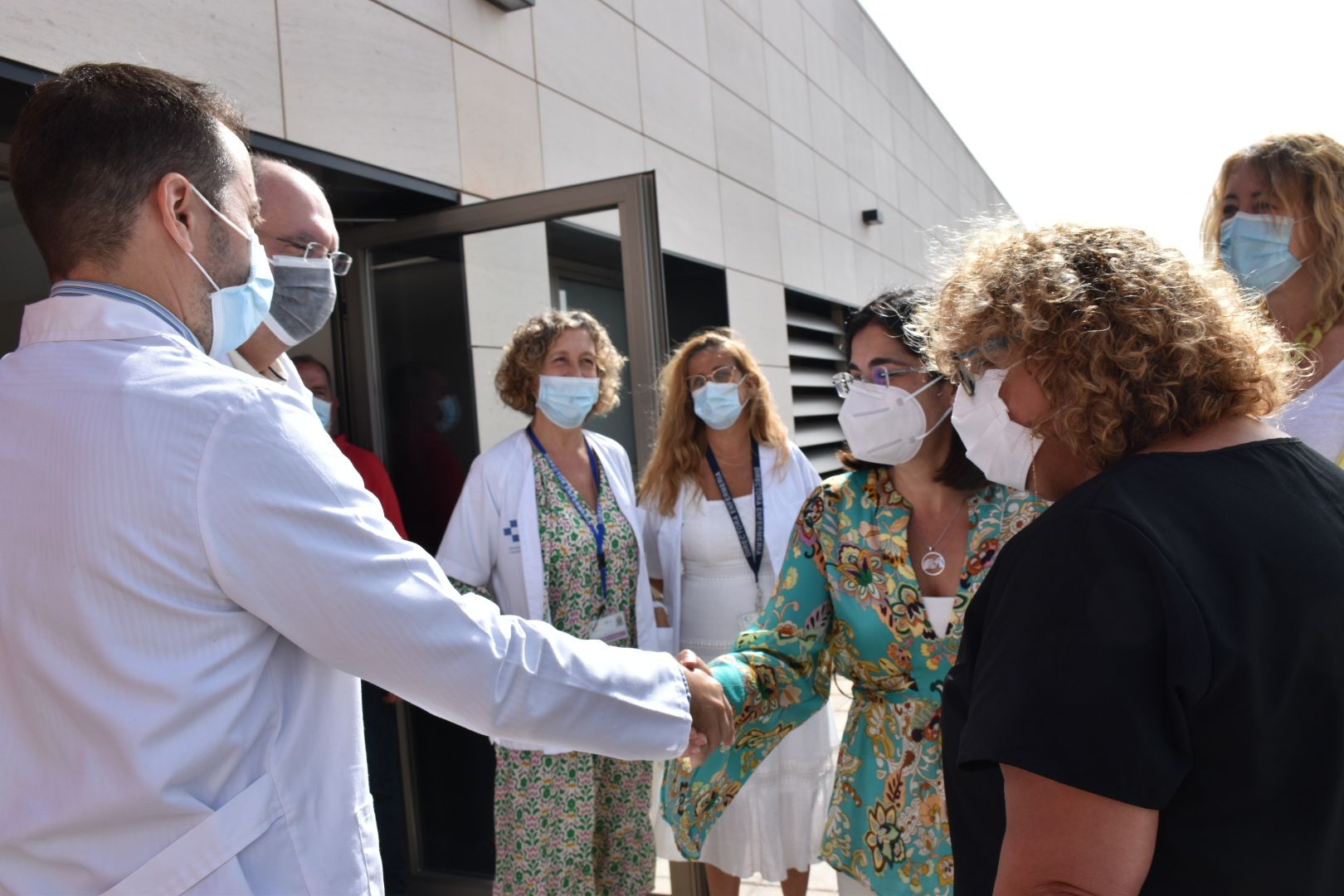 Visita de Carolina Darias al Hospital General de Fuerteventura