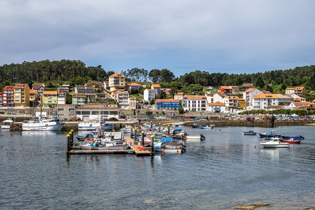 El pueblo pesquero de Camariñas en A Coruña