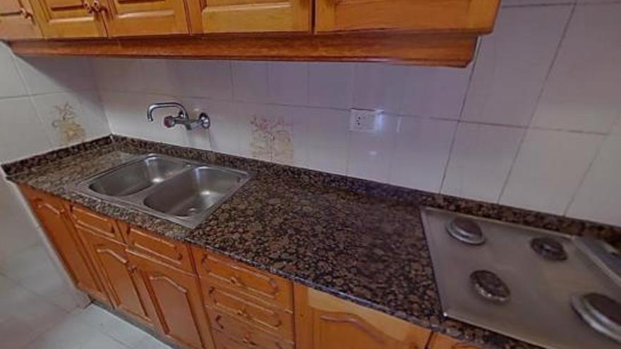 Imagen de la cocina del piso de Benicarló.