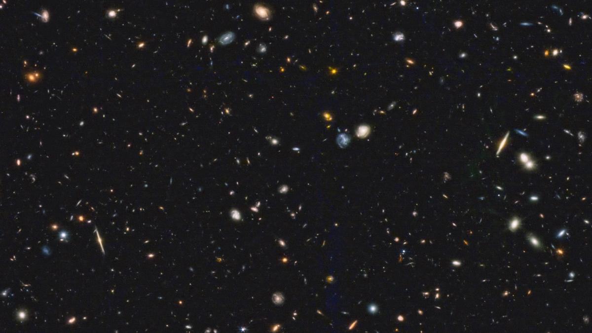 Una de las galaxias más lejanas jamás observadas.
