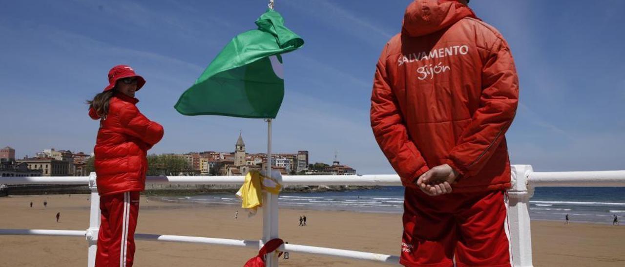 Bandera verde a los baños