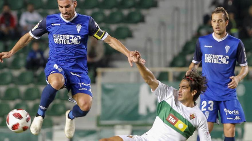 Provencio, durante el partido frente al Córdoba