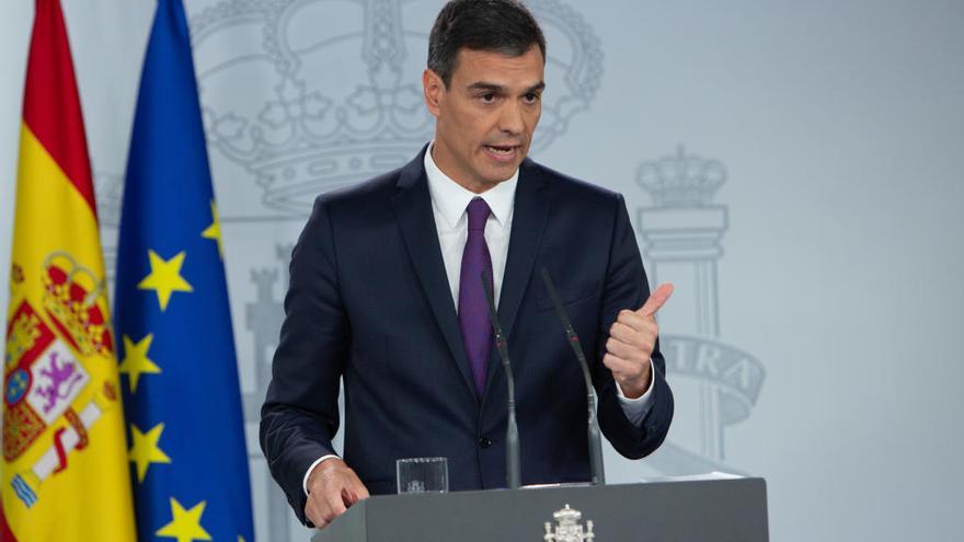 Pedro Sánchez, presidente del Gobierno. // EP