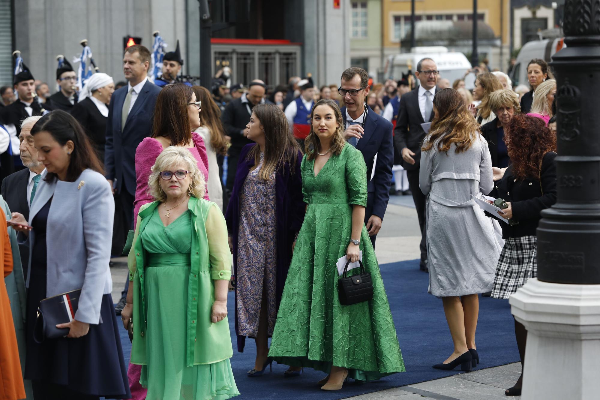EN IMÁGENES: Así fue la alfombra azul de los premios "Princesa de Asturias" para entrar a la ceremonia en Oviedo