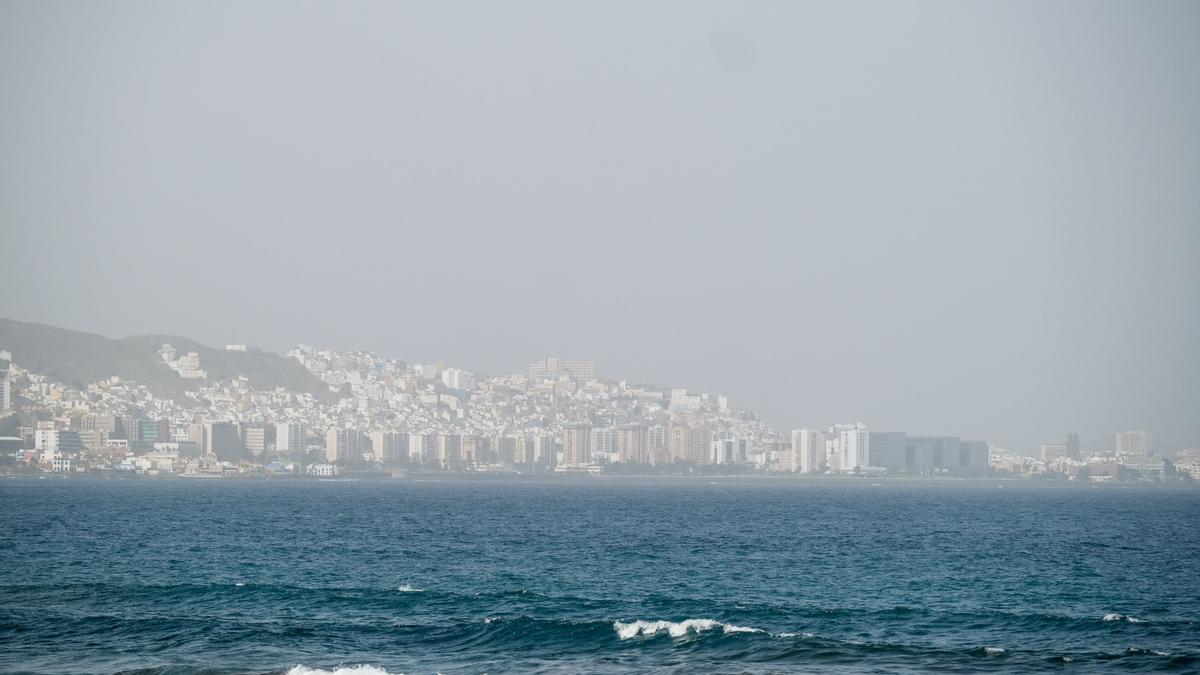 Aguanieve en la cumbre de Gran Canaria