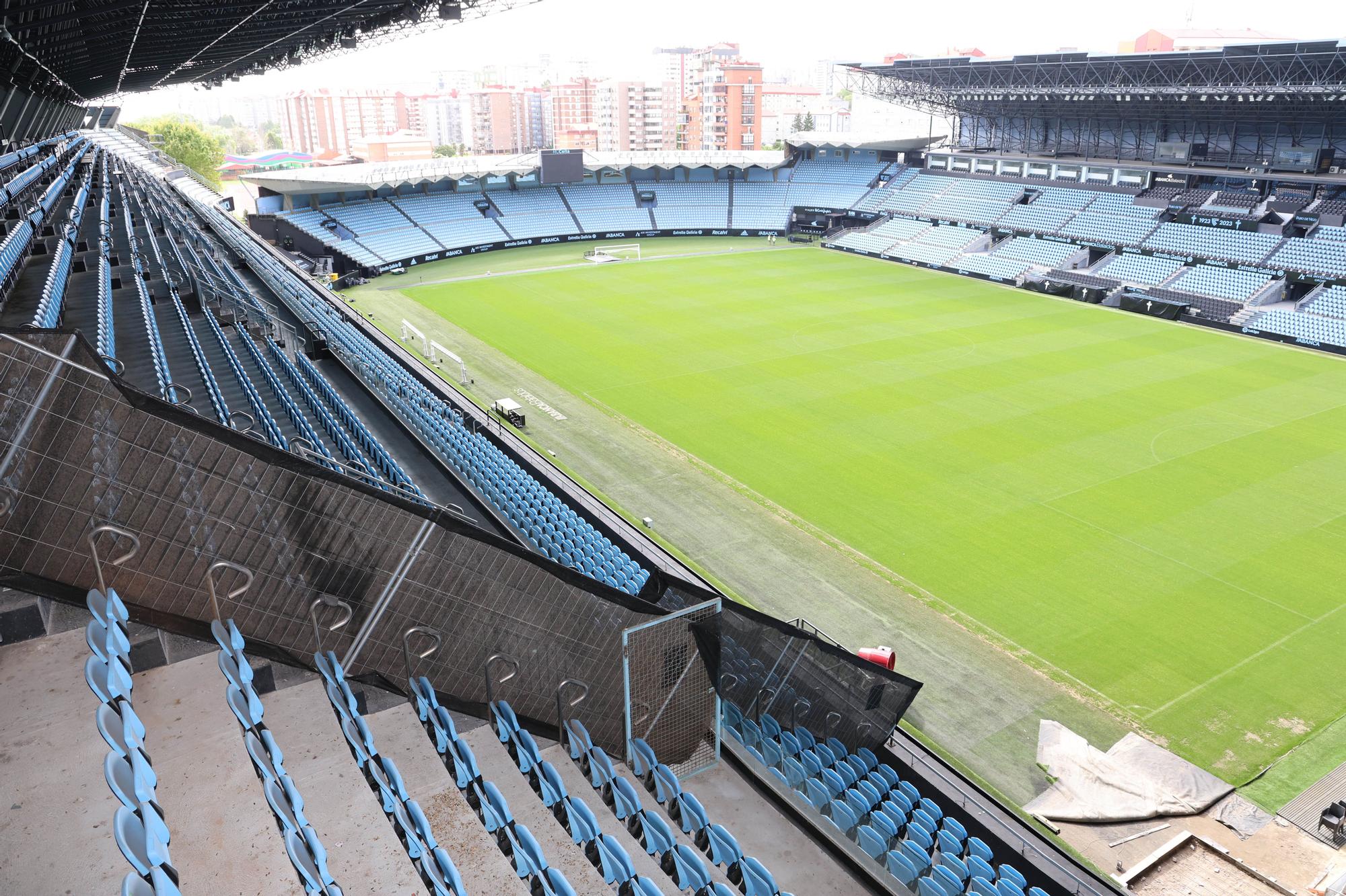 Así están los interiores y exteriores de la nueva grada de Marcador