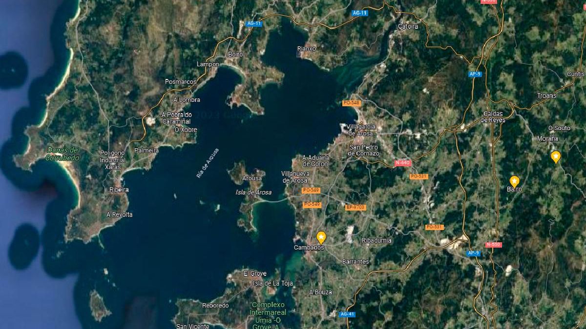 Ría de Arousa.