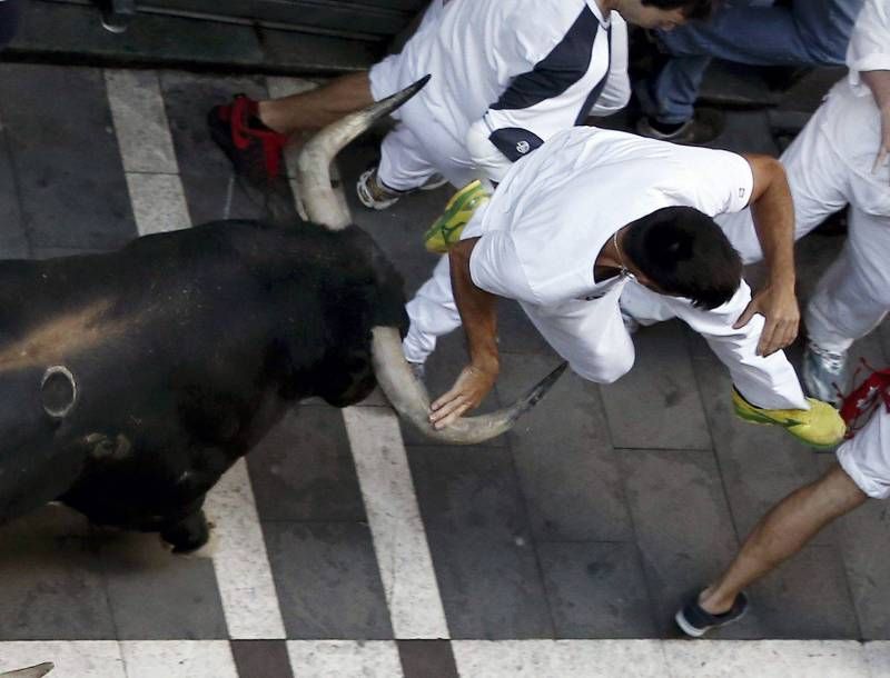 Fotogalería del tercer encierro