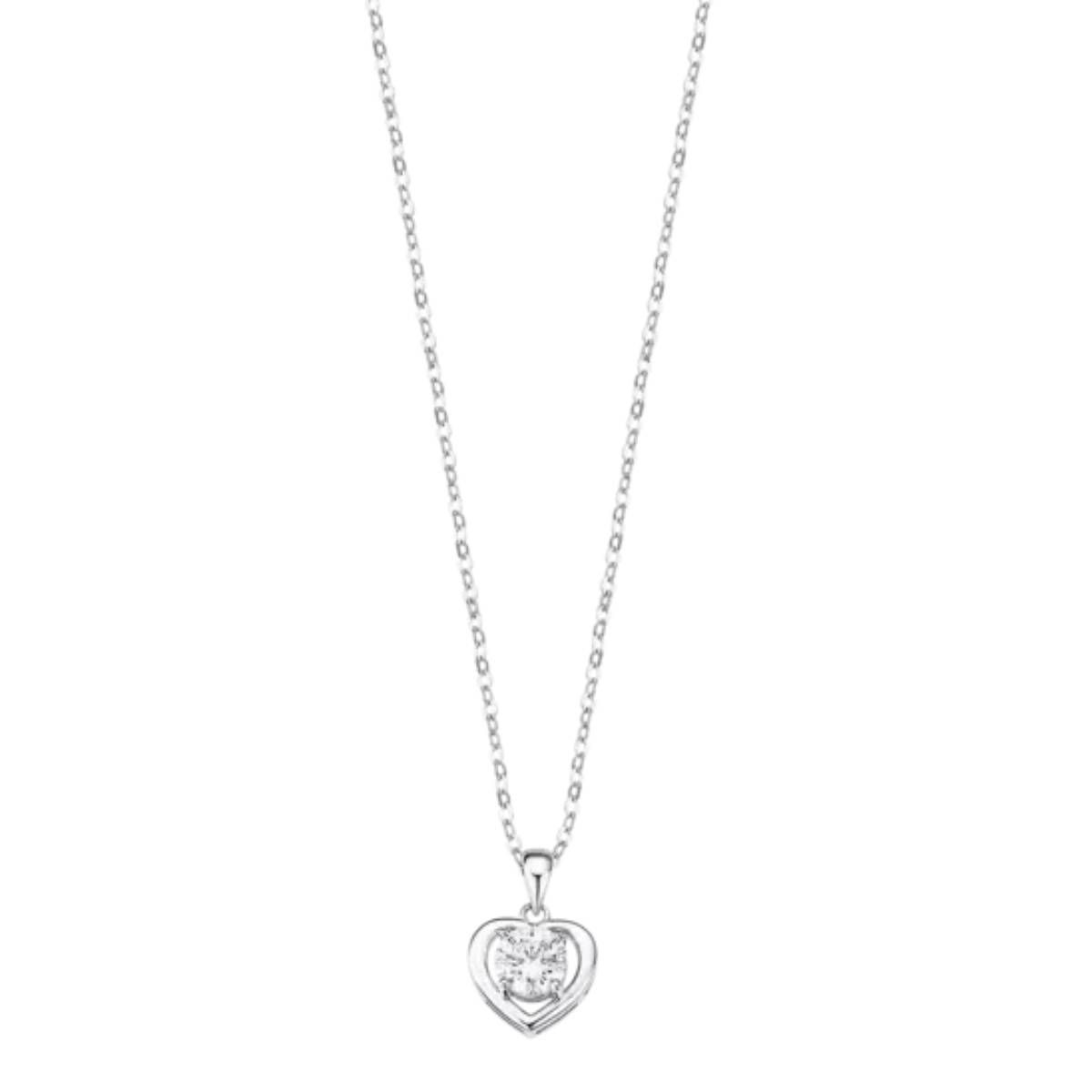 Collar de corazón de Lotus