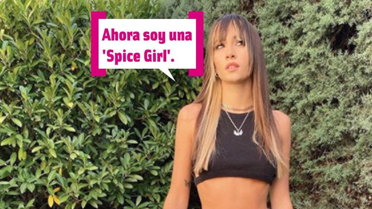 Aitana con look a lo Spice Girls