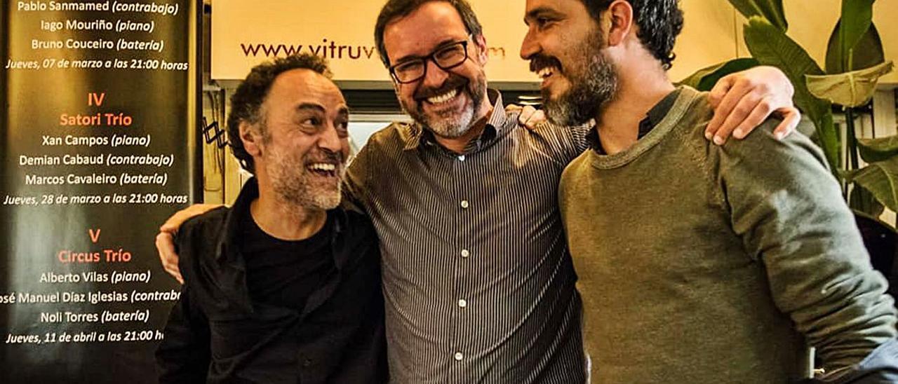 Noli Torres, Alberto Vilas y José Manuel Díaz, integrantes de “Circus”.   | // MIGUEL ESTIMA
