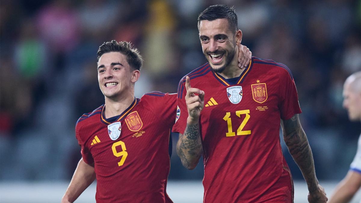 Joselu realizó una gran actuación con la selección española en Chipre