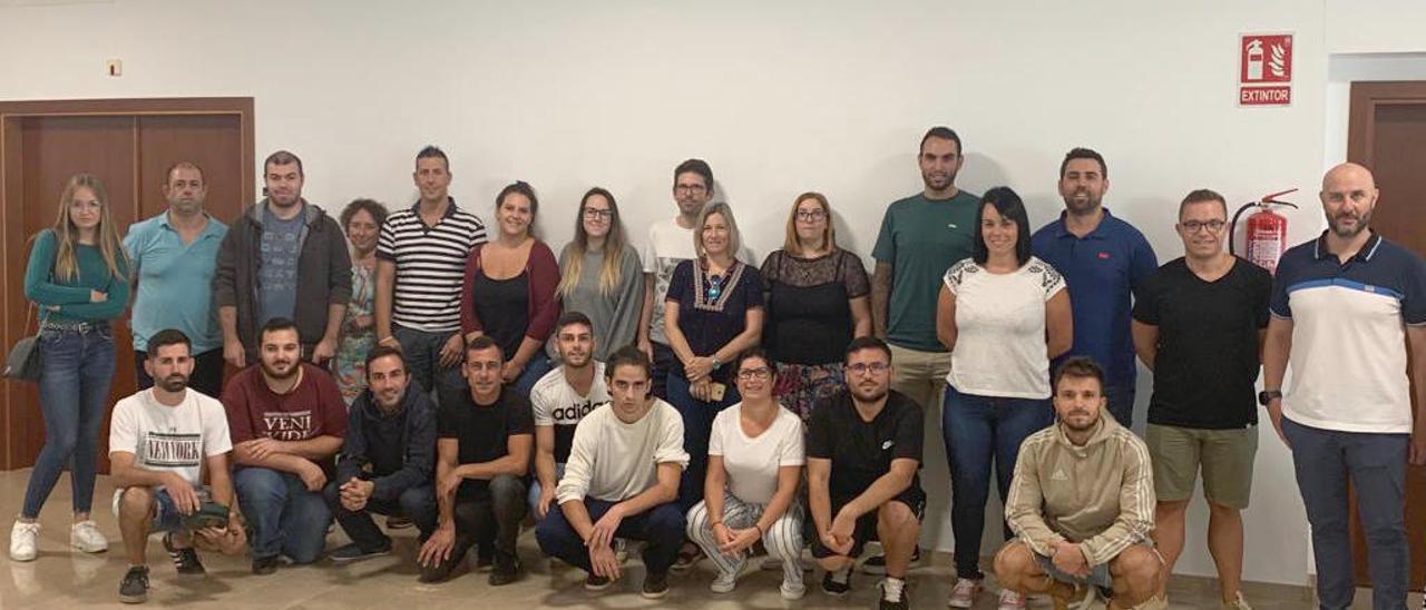 Alumnos que asisten al curso de capacitación de estibadores en la Fundación Valenciaport.