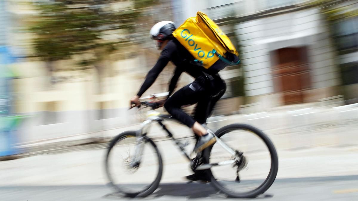 Un "rider" de Glovo.