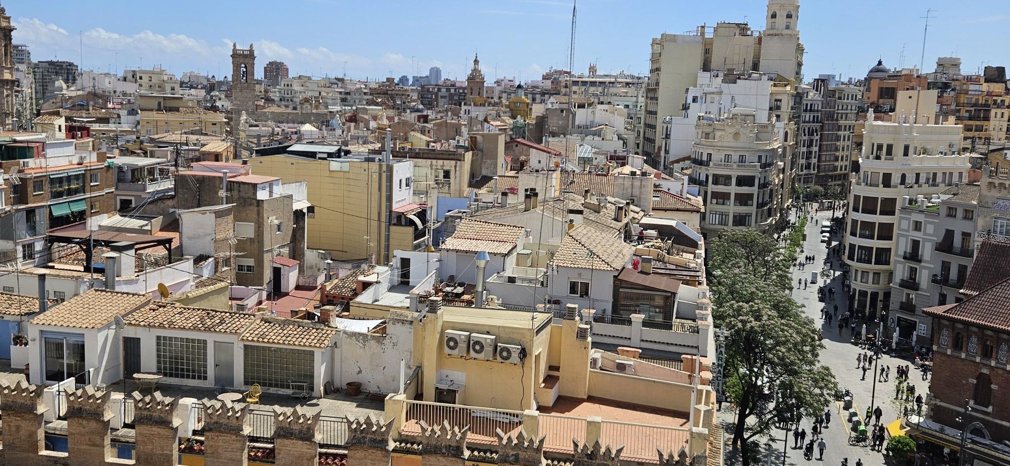 Así se ve València desde la Torre de la Lonja