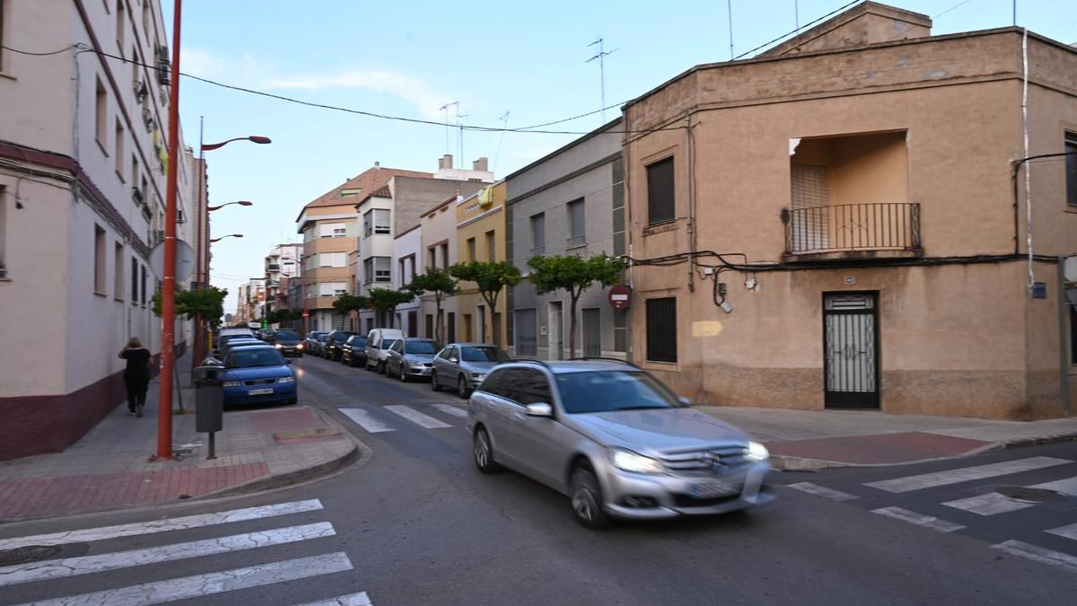 Entorno en el que se ha producido el fatal atropello, en la calle Calvari de Vila-real