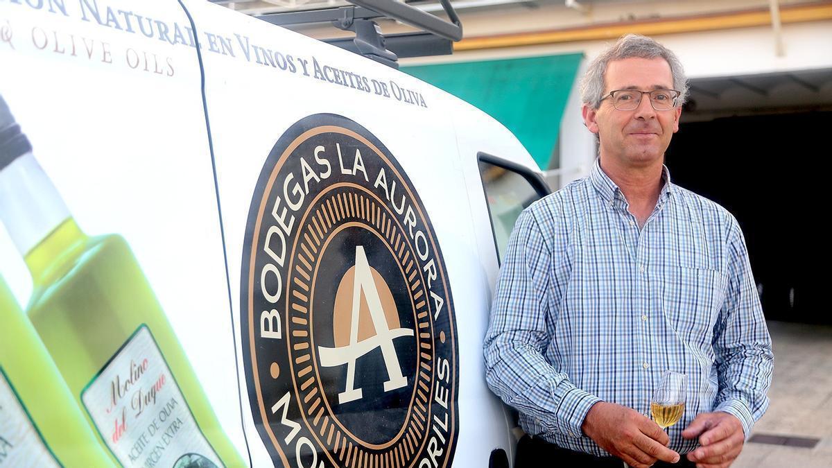 El presidente de Bodegas La Aurora, Antonio López Pérez Barquero.