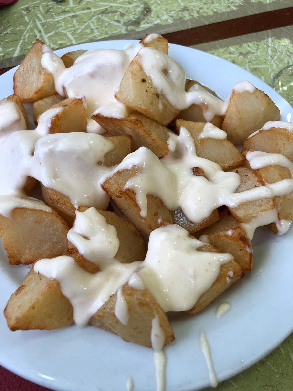 Las bravas del Restaurante Huelva de Rubí