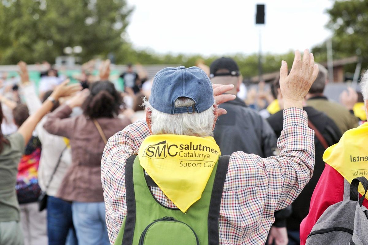 Un momento de la celebración del Dia Mundial de la Salud Mental, el pasado 11 de octubre en Tàrrega. Un momento de la celebración del Dia Mundial de la Salud Mental, el pasado 11 de octubre en Tàrrega.