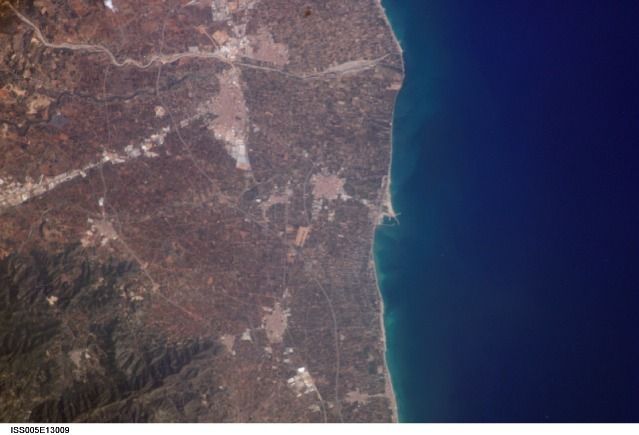 La Comunitat Valenciana, vista desde el espacio