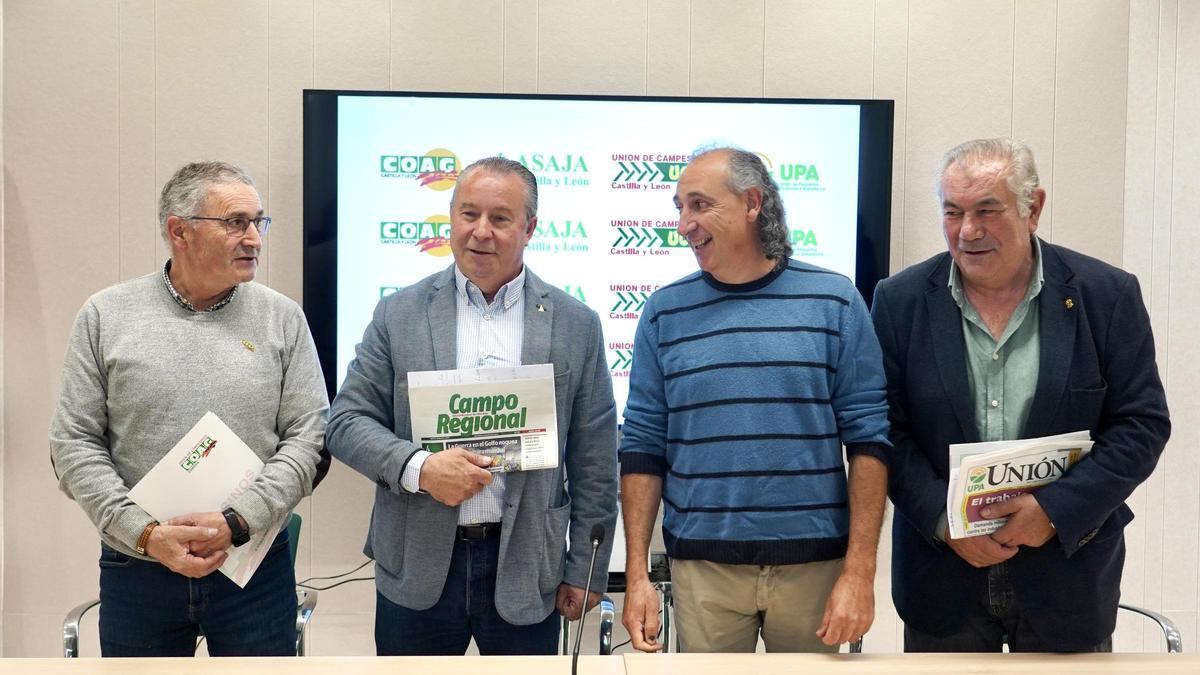 Reunión de la organizaciones profesionales agrarias de Castilla y León.