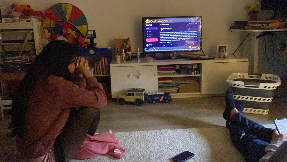 Karen Peláez venezolana recién llegada a Madrid.