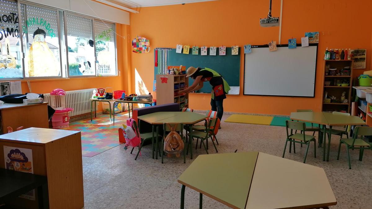 Un aula, en imagen de archivo.