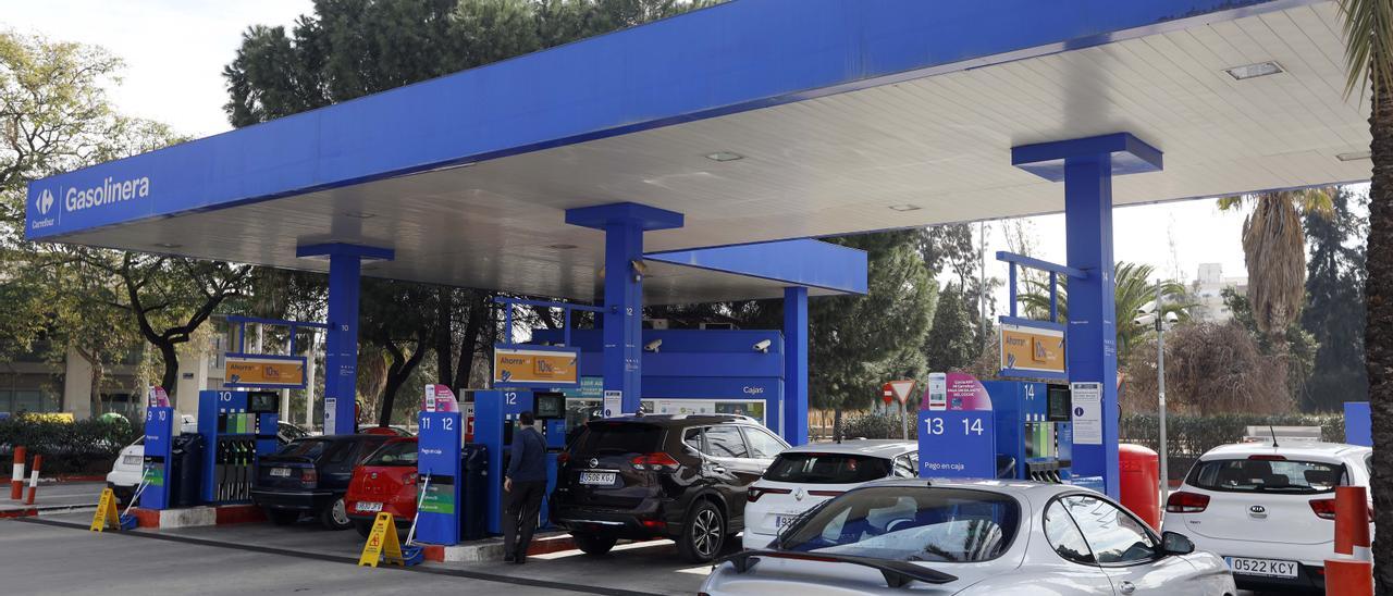 Una gasolinera en València