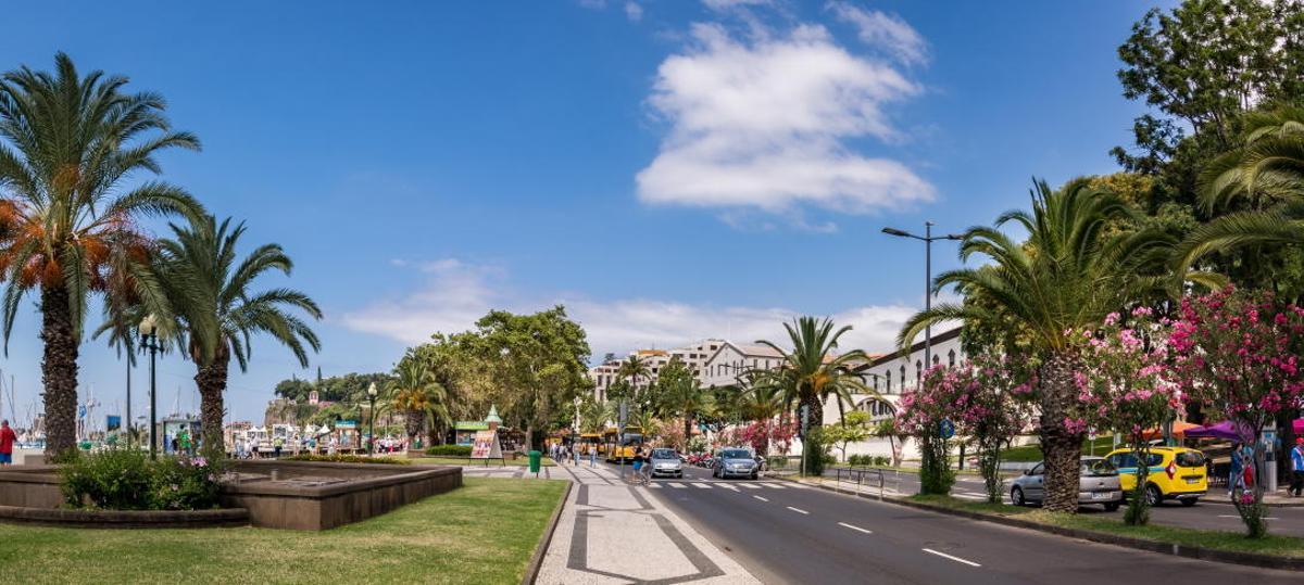 Vista de Funchal, capital de Madeira.