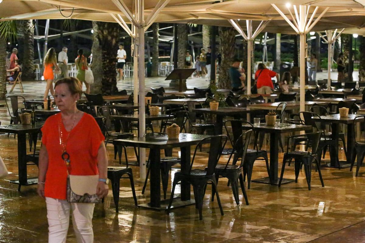 Una banyà por adelantado: la Ofrenda se cancela por la lluvia