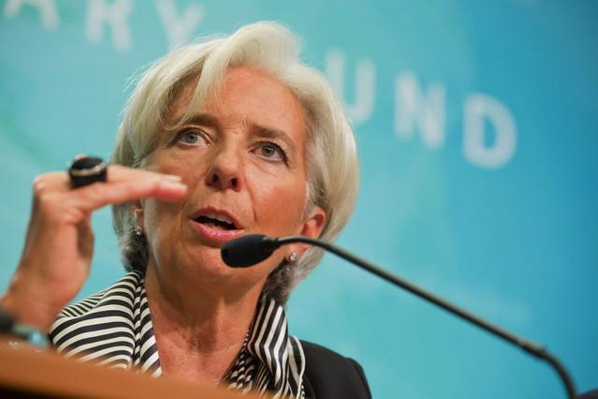 La directora del Fons Monetari Internacional, Christine Lagarde, en una imatge d’arxiu. La directora del Fons Monetari Internacional, Christine Lagarde, en una imatge d’arxiu.