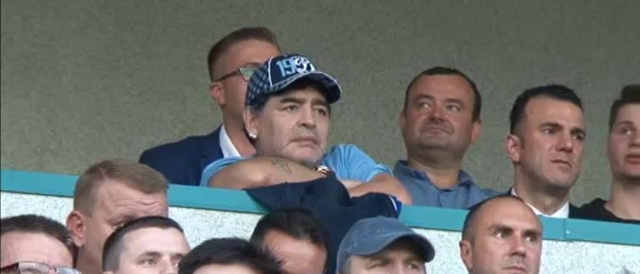 Maradona desembarca a lo grande en la liga bielorrusa