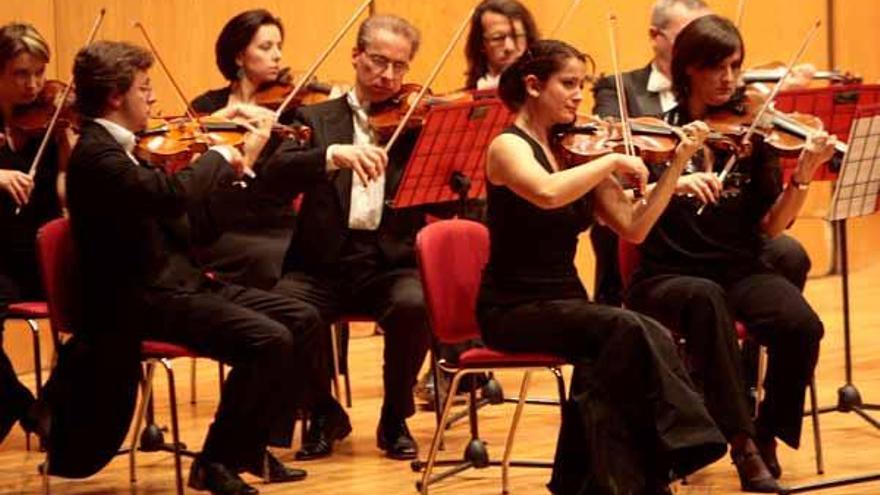 Un momento del concierto de la Orquesta Clásica de Milán.