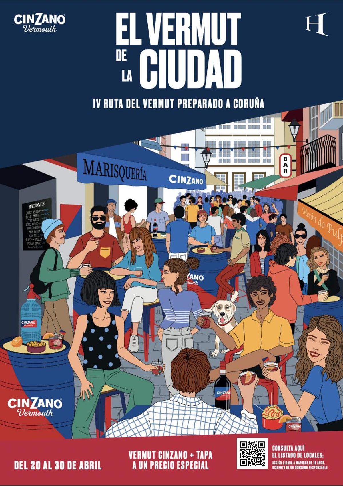 IV Ruta 'El Vermut de la Ciudad' en A Coruña.