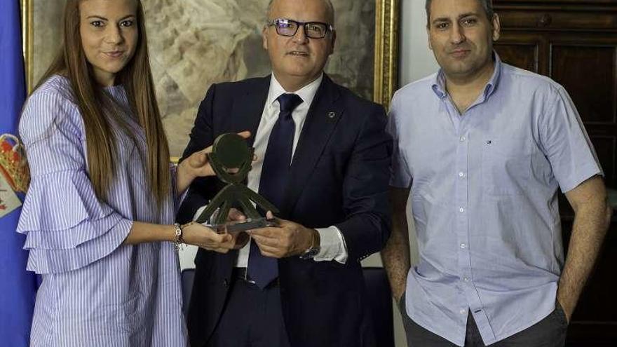 Zulema González, Manuel Baltar y Claudio Cerdeira. // FdV