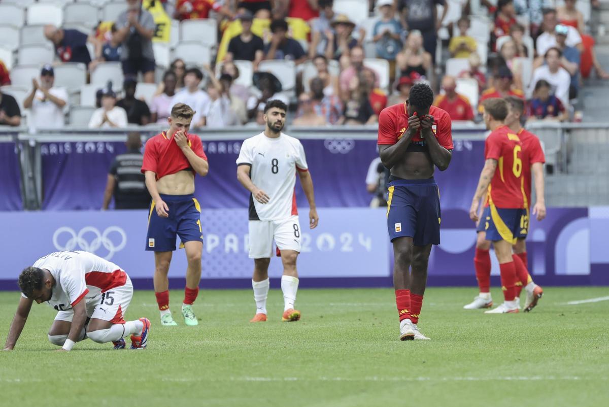 Futbol masculino: España - Egipto Futbol masculino: España - Egipto