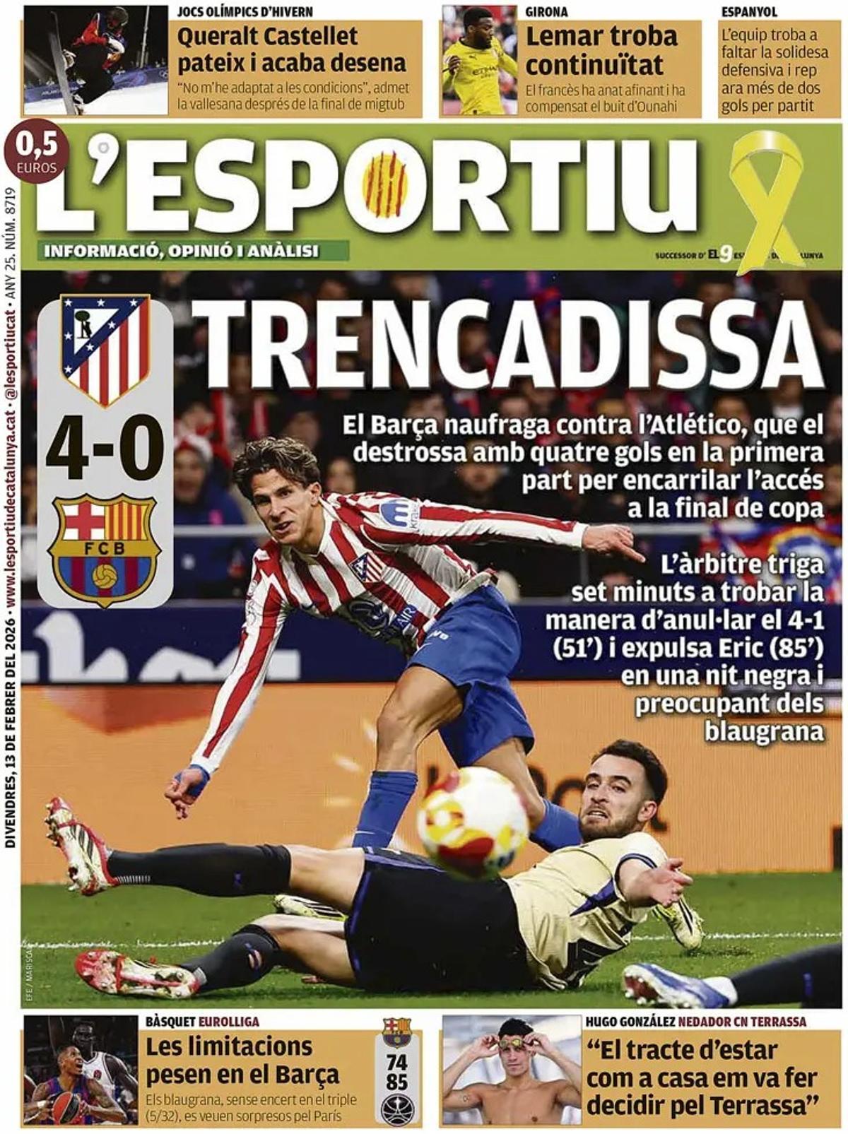 Estas son las portadas de la prensa deportiva de hoy