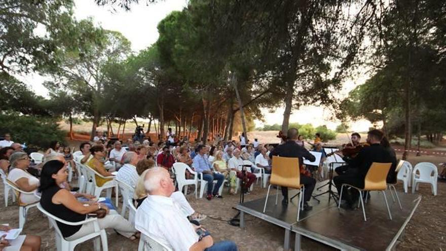 Imagen de la actividad de música en el parque natural que se integra este año en Junio Medioambiental.