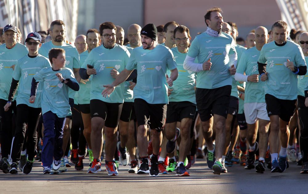 Carrera benéfica de Fernando Alonso en Llanera