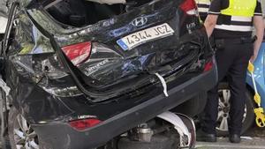 Trobades restes de droga al cotxe del xoc del Poblenou