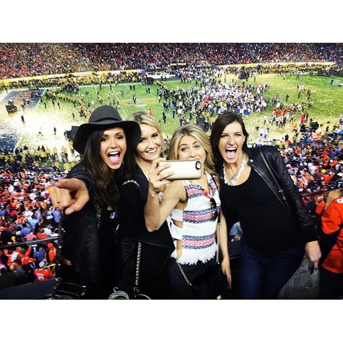 Así vivió la Super Bowl 2016 Nina Dobrev