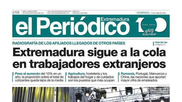 Consulta la portada correspondiente al día 10 de junio de 2023 - El  Periódico Extremadura