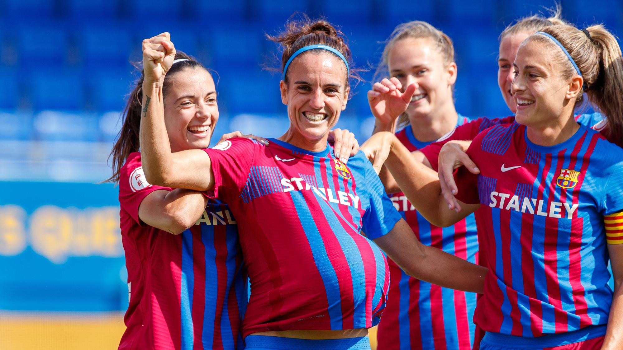 Melanie Serrano dedicó el gol contra el Alavés a su futura maternidad