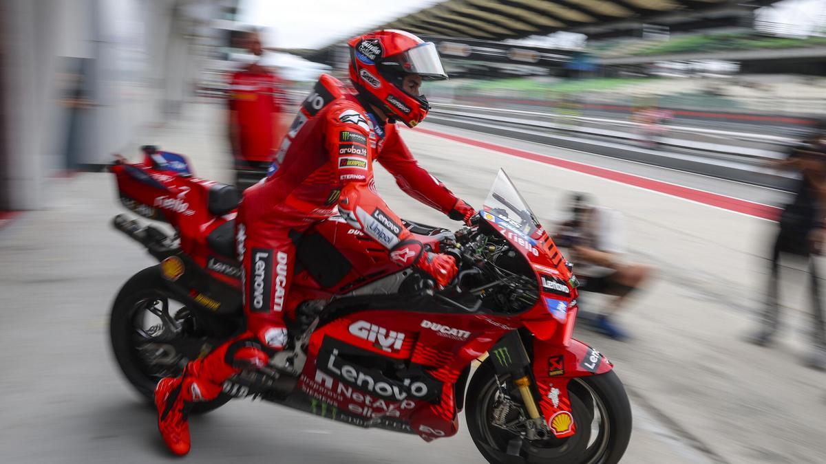 Marc Márquez se muestra feliz en su presentación con Ducati: "Todo al rojo"