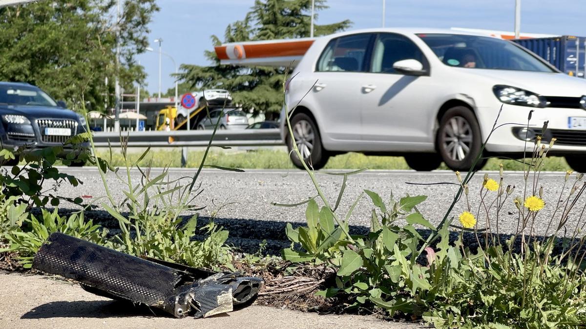 Muere un motorista en un choque múltiple en la AP-7 en Llinars del Vallès.