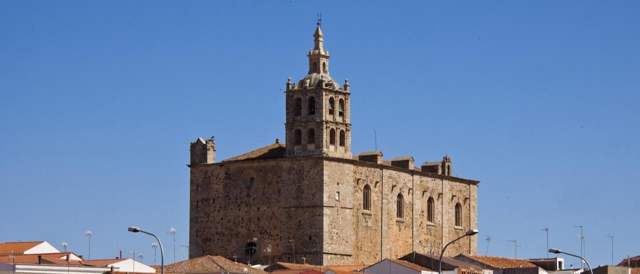 Iglesia de Guareña donde será el funeral del joven fallecido electrocutado en Malpartida de Plasencia.