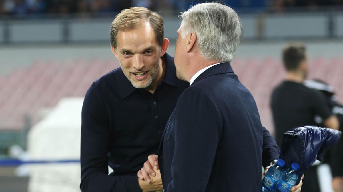 Tuchel y Ancelotti, en una imagen de 2018