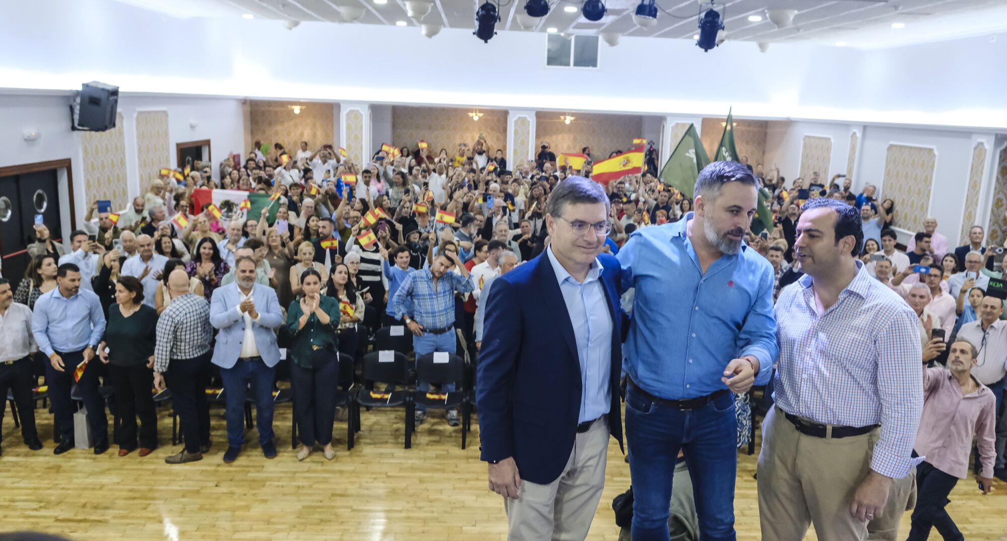 Acto de Santiago Abascal en el Círculo Mercantil